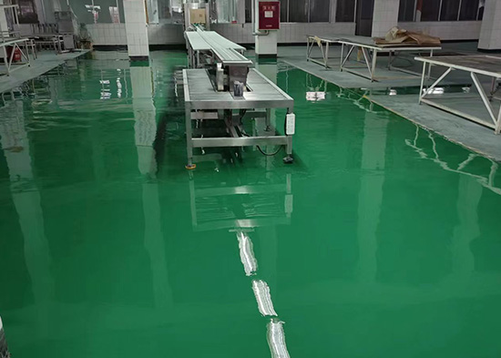 李白故里酒廠包裝線防靜電地坪漆